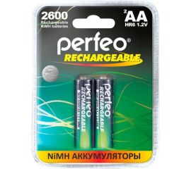Аккумулятор Perfeo AA2600mAh/2BL Пластик 30014781 