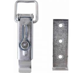 Замок для ящика VORMANN с задвижкой, с прямой ответной частью 110х37 мм, оцинкованный 01206105/8025 