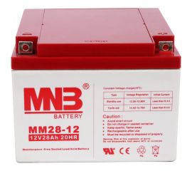 Батарея аккумуляторная АКБ MМ28-12 12В 28Ач MNB MМ28-12 