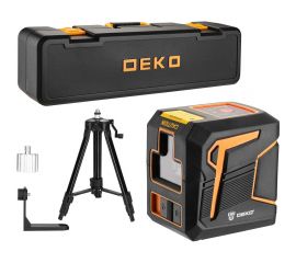 Лазерный самовыравнивающийся уровень DEKO DKLL11 PREMIUM в кейсе со штативом 1 м 065-0271-2 