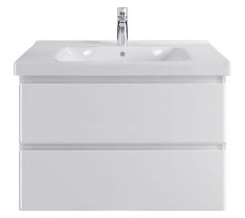 Комплект Sanstar: тумба Arista 100 подвесная, 2 ящика, мебельный умывальник Гармония 100 181.1-1.5.1.К 