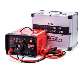 Инверторное пуско-зарядное устройство KVAZARRUS powerbox 420i, таймер, алюминиевый кейс 8767 