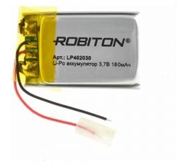 Аккумулятор ROBITON LP402030 3.7В 180мАч 14895 