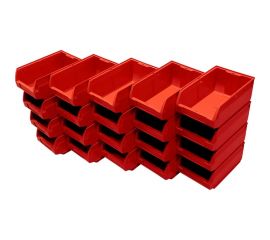 Ящик Тара.ру п/п, 350x230x150 мм, Milano, комплект из 20 шт., цв. красный 27251 