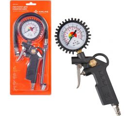 Грузовой пистолет для накачки шин с манометром Airline 12BAR ATBU004 