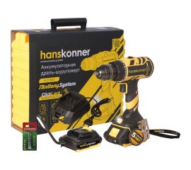 Аккумуляторный шуруповерт Hanskonner HCD1865 