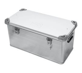 Алюминиевый ящик РИФ усиленный с замком 782х585х412 мм ДхШхВ E782585412 