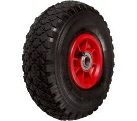 Колесо пневматическое с пластиковым ободом, протекторной резиной и шариковым подшипником (D260 мм; 20 мм) Tech-Krep 148415 