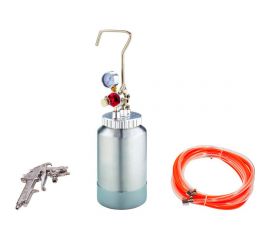 Профессиональный красконагнетательный бак AktiSpray в комплекте с краскопультом AvS-2L 