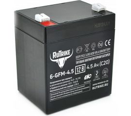 Тяговый аккумулятор Rutrike 6-GFM-4,5 (12V4,5A/H C20) 023936 