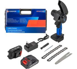 Аккумуляторная цепная пила Forsage 2 аккумулятора li-ion 20 В, 2.0 Ач f-wt02f1230 56462 