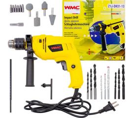 Ударная электрическая дрель WMC TOOLS с аксессуарами WMC-Z1J-DH31-13 