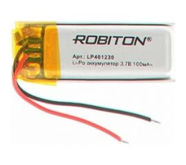 Аккумулятор ROBITON LP401230 3.7В 100мАч 15733 