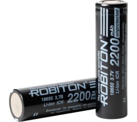 Аккумулятор ROBITON 2.2/Li18650/np без защиты, черный 18226 
