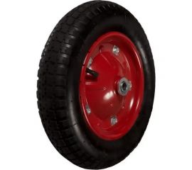 Пневматическое колесо PR 2400-3-8 металлический обод, симметричная ступица, шарикоподшипник (340 мм, ось 20 мм, 3.00-8) TOR 1031448 