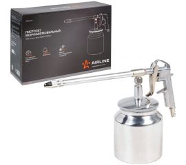 Моечный/мовильный пистолет Airline ПМ5 металл, бачок байонет 850 мл PRO ATBU061 