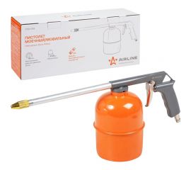 Моечный/мовильный пистолет Airline ПМ4 металл. бачок 900 мл ATBU058 