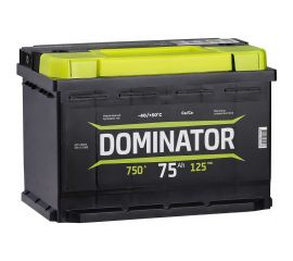 Аккумулятор DOMINATOR 6 СТ 75 Ач 0 LR, 750 А ССА, 575112060 