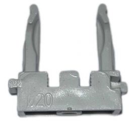 Клипса для гофротрубы Электропласт под монтажный пистолет, d20 мм 20MP100GR 