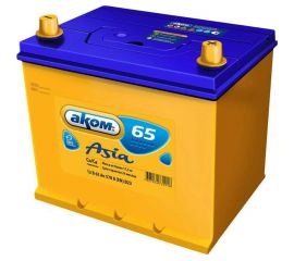 Аккумуляторная батарея AKOM AsiA 65E Ah, 570 A, обратная полярность 4607034730918 