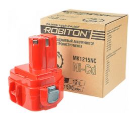 Аккумулятор MK1215NC (12 В, 1.5 Ач) для электроинструментов Makita Robiton 16524 