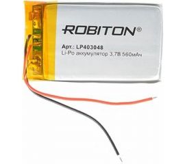 Аккумулятор ROBITON LP403048 3.7В 560мАч 15736 