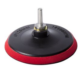 Насадка с липучкой для шлифмашины 125 мм + адаптер на дрель Toolberg 90002511026 