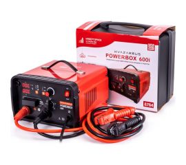 Инверторное пуско-зарядное устройство KVAZARRUS powerbox 600i, таймер, пластиковый кейс 8764 