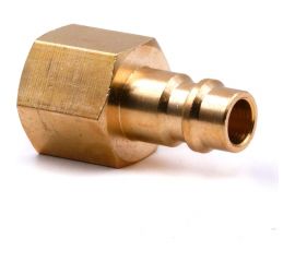 Соединение быстросъемное пневматическое HQ-PF38 «папа»-внутр. резьба 3/8" (латунь) HQ-mech УТ000002476 