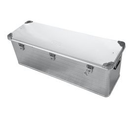 Алюминиевый ящик РИФ усиленный с замком 1176х385х412 мм ДхШхВ E1176385412 