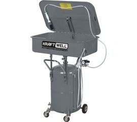 Мобильная пневматическая установка для мойки деталей KraftWell 65 л KRW1971 