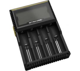 Зарядное устройство Nitecore D4 18650/16340 на 4АКБ Intellicharge V2 Совместим с Li-ion и Ni-MH/Ni-Cd аккумуляторами с автоматическим определением 11480 