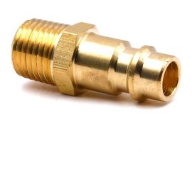 Соединение быстросъемное пневматическое HQ-PM14 «папа»-нар. резьба 1/4" (латунь) HQ-mech УТ000002472 