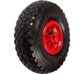 Колесо пневматическое с пластиковым ободом, протекторной резиной и подшипником скольжения (D260 мм; 20 мм) Tech-Krep 148416 