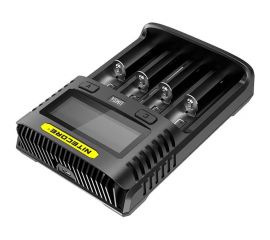Зарядное устройство Nitecore UMS4 18650/21700 на 4АКБ Intellicharge V2 Совместим с Li-ion/IMR и Ni-MH/Ni-Cd аккумуляторами с автоматическим определением 18547 