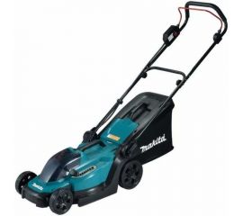 Аккумуляторная газонокосилка Makita LXT 18В, 450 Вт, ширина 33 см, травосборщик 30 л, 3 в 1, 8-ступенчатое центральное регулирование, 20-75 мм XPT DLM330Z 