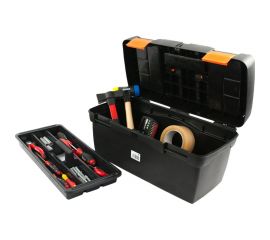 Ящик для инструмента Tayg 20 черный, с лотком, 500x258x255 мм 115554 