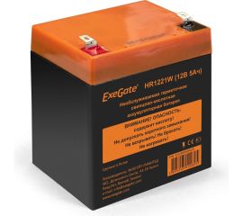 Батарея аккумуляторная АКБ HR1221W 12V 5Ah, клеммы F2 ExeGate 285950 