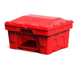Ящик POLIMER GROUP 250 л, с крышкой и дозатором, цвет красный FB22505 