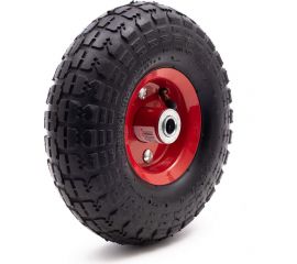 Колесо пневматическое для тачек (10x3.50-4; ось 16 мм; длина 80 мм) ENIFIELD 10x3,50-4 16/80 