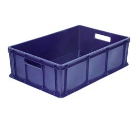 Сплошной ящик с ручками Дигрус 600x400x180 мм, синий Я-60.40.18-СрС/Д 