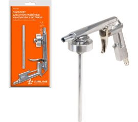 Пистолет для антигравийных и антикоррозийных составов под Евробаллон Airline с прямым соплом 25 мм ATBU053 