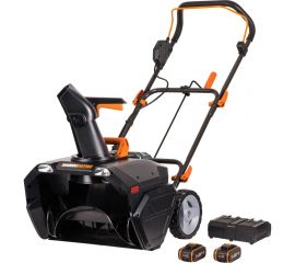 Аккумуляторный бесщеточный снегоуборщик WORX 2х4.0 А*ч, двойное ЗУ WG471E 