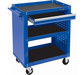 Открытая тележка МАСТАК ОПТИМА 3 полки и ящик, синяя 520-01580MB 
