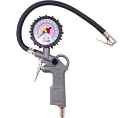 Пистолет для подкачки шин WMC TOOLS с аналоговым манометром и шлангом WMC-STG-05(51322) 