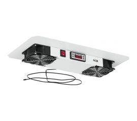 Вентиляторный блок TLK, 2 вентилятора с терморегулятором, GY TLК-FAN2-TERM-I-GY 