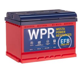Аккумулятор WPR EFB 6ст 60 VL 1 LB, 620 А EN, 560109311 