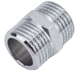 Латунный ниппель AV Engineering наружная-наружная 1/2 хром AVE303004 