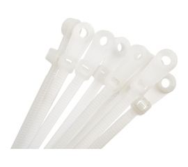 Нейлоновая хомут-стяжка под винт duwi 150x3,6 мм, белая, упаковка 10 шт. 30296 4 