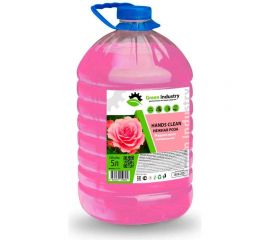 Жидкое мыло Green Industry Hands Clean нежная роза, 5 л 100146 